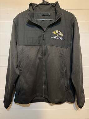 Dunbrooke Baltimore Ravens Zephyr Softshell Full-Zip Fleece Lined Jacket Black S